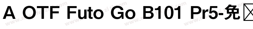 A OTF Futo Go B101 Pr5字体转换